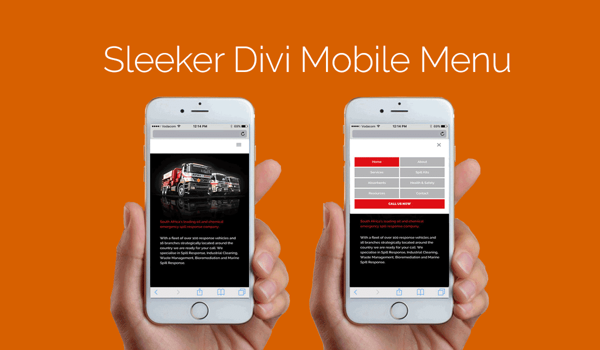 Sleeker Divi Mobile Menu