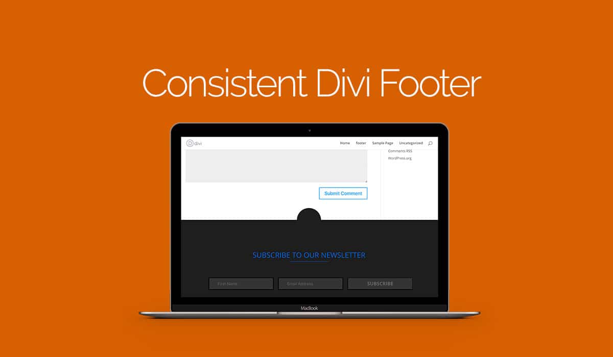 Consistent Divi Footer